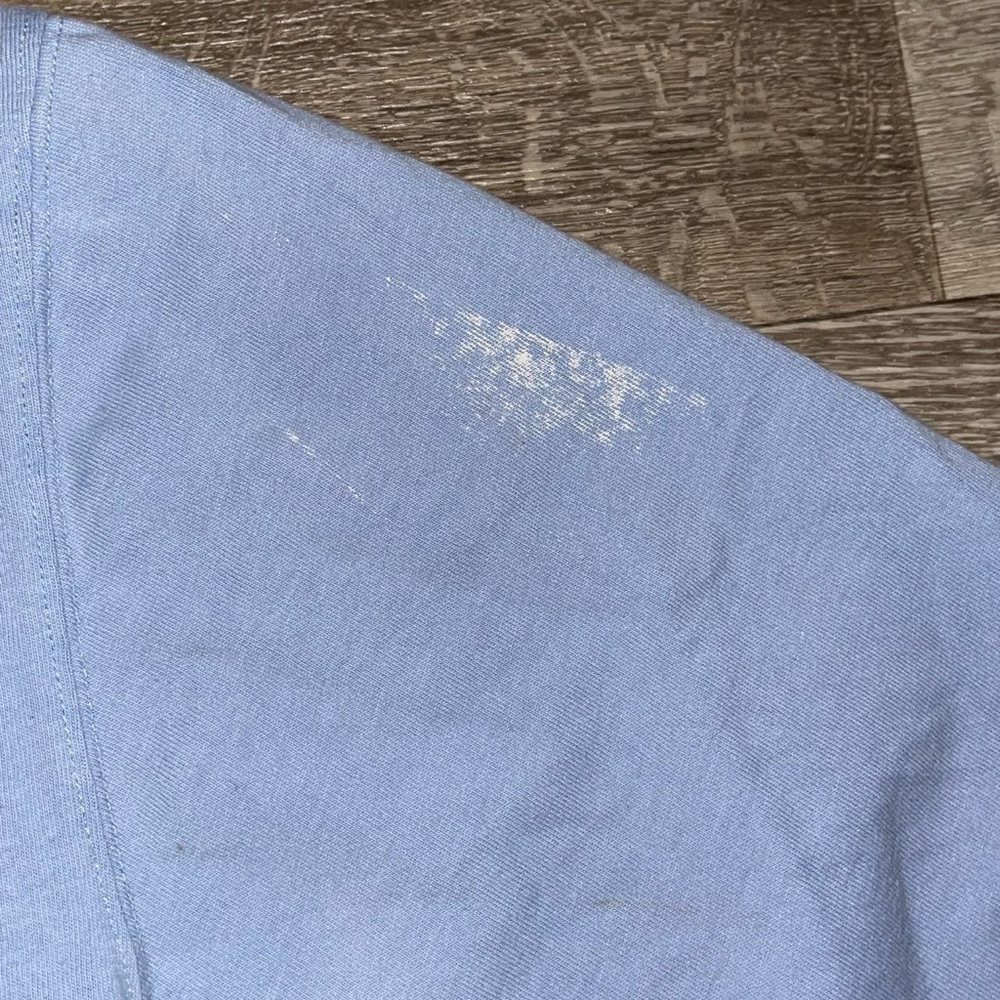 Light Blue Logo Ringer T-Shirt - Picture 8 of 8